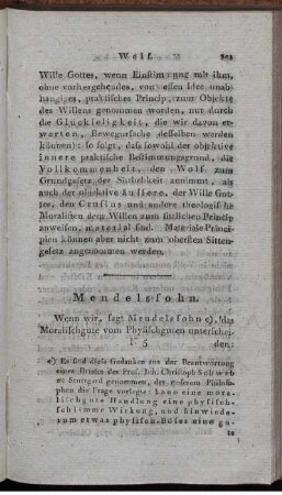 Mendelssohn.