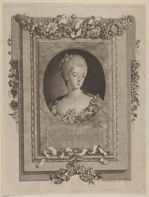 Bildnis der Frederique Sophie Wilhelmine Princesse du Prusse