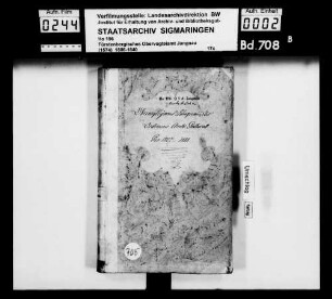 Amtsprotokoll für das Jahr 1807/08