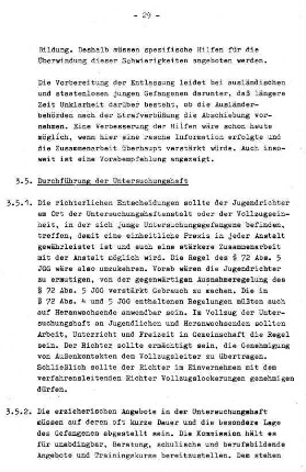 29-30, 3.5 Durchführung der Untersuchungshaft