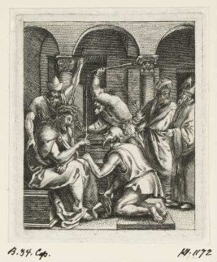 Dornenkrönung, Blatt 11 der Folge "Passion"