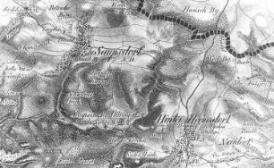 Kirnitzschtal-Saupsdorf. Oberreit, Sect. Stolpen, 1821/22