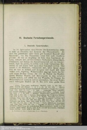 VI. Deutsche Forschungsreisende