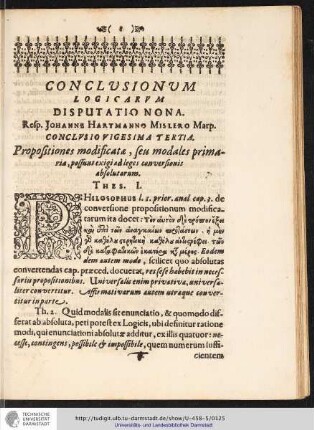 CONCLVSIO VIGESIMA TERTIA.