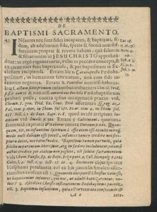 De Baptismi Sacramento.