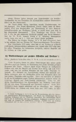 b) Vorbereitungen zur großen Offensive auf Verdun