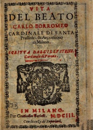 Vita del beato Carlo Borromeo