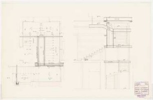 Park Hotel, Posen: Haupttreppe: Grundriss, Schnitt 1:20