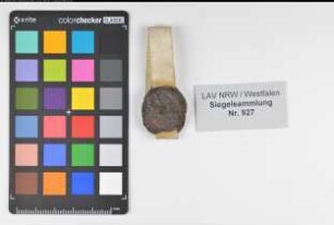 Siegler: Graes, Johan van Überlieferungsart: Original. Stoff: Wachs Farbe: braun Form: oval. Durchmesser: 22 Art: Typ: Umschrift: