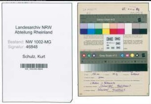 Entnazifizierung Kurt Schulz , geb. 16.05.1916 (Dolmetscher)