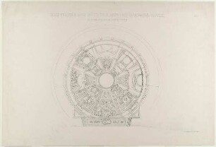 Skizze für den Plafond des für Rio de Janeiro 1859 entworfenen Theaters