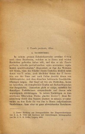 Studien an Cestoden : Inaugural-Dissertation