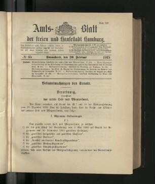 No. 35, 20. Februar 1915
