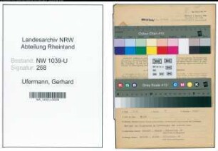 Entnazifizierung Gerhard Ufermann , geb. 16.02.1917 (Chemiearbeiter)