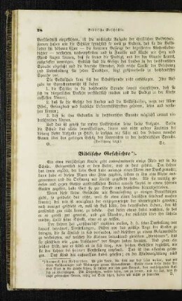 Biblische Geschichte