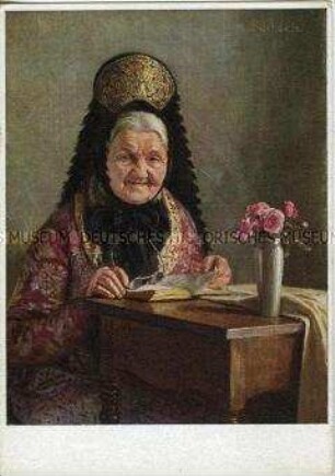 Schwäbin in Tracht