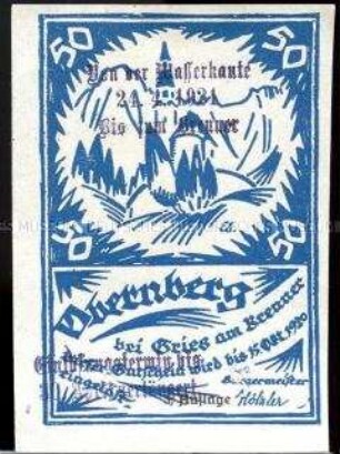 Obernberg, Tirol 50 Heller