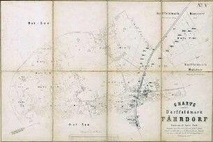 N° V; Charte von der Dorffeldmark Fährdorf, domanial-Amts Poel