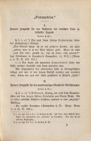 Forschungen über das Räthsel der mannmännlichen Liebe, Vierte Schrift. "Formatrix" : anthropologische Studien über urnische Liebe
