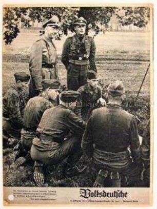Monatszeitschrift "Der Volksdeutsche" u.a. zur militärischen Ausbildung junger Männer in der Banat-Region und zur Frauenarbeit in Kroatien