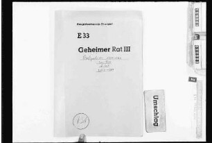 Innere Verwaltung - Sicherheitspolizei: Presspolizei
