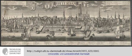 Rotterdam. F[riedrich] B[ernhard] Werner delin. Augsburg: Jeremias Wolffs Erben, [ca.1740]