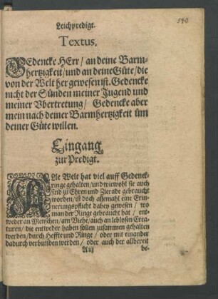 Textus. [XXV. Psalm von David]