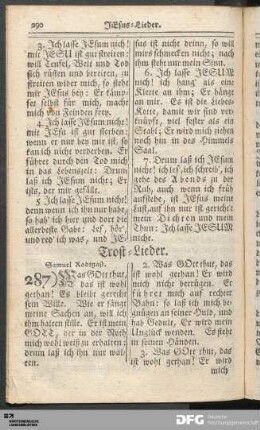 Trost-Lieder.