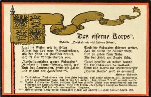 Das eiserne Korps.