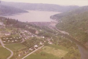 Edertalsperre bei Hochwasser