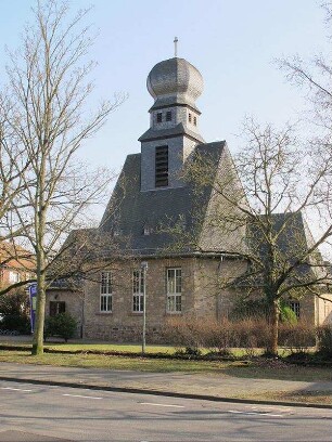 Ev. Gustav-Adolf-Kirche (Kirche, ev.); Heusenstamm, Erzbergerstraße
