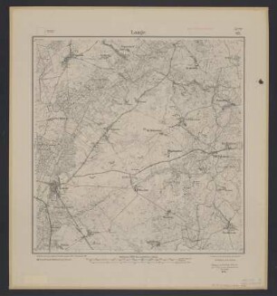Messtischblatt [2040] = 671 : Laage, 1918 : Messtischblatt [2040] = 671 : Laage. - Aufn. 1884, hrsg. 1886, Aufldr. 1918. - [Berlin] : Reichsamt für Landesaufnahme, 1918. - 1 Kt. : einfarb.