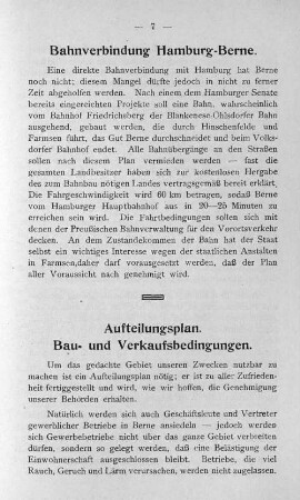 Bahnverbindung Hamburg-Berne.
