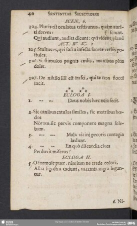 Sententiae Selectiores Virgilii