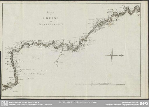 Lauf des Rheins von Mayntz bis Coeln