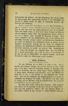 Alte Lehrer
