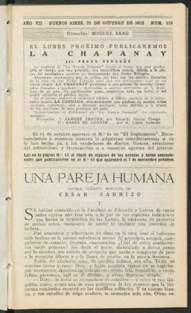 1923007310: Una pareja humana : novela inédita