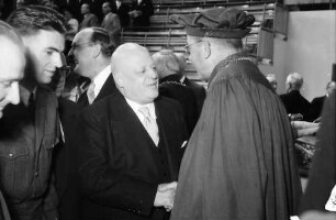 Freiburg: Regierungspräsident Dr. Waeldin - Prof. Schuchhardt