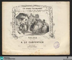 Les jeunes allemandes : valses pour le piano