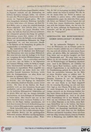 Ausstellung der kunstgeschichtlichen Gesellschaft in Berlin, [2]