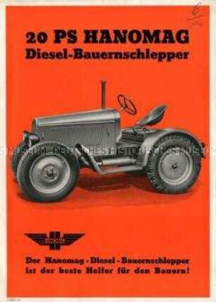 Diesel-Schlepper für die Landwirtschaft