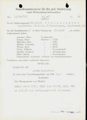 Kleinschmidt, Heinrich