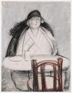 Am Tisch im Cafe