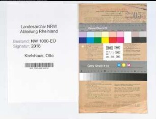 Entnazifizierung Otto Karlshaus, geb. 18.04.1890 (Feuerwehrmann)
