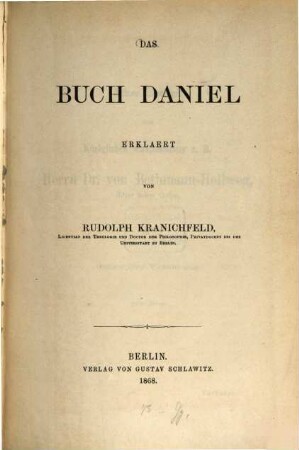 Das Buch Daniel
