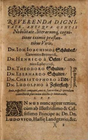 Tractatus De Regimine Seculari Et Ecclesiastico : Exhibens Brevem Et Methodicam Iuris Publici Delineationem, ac praecipuarum controversiarum, circa hodiernum S. Imperii Romani statum ac gubernationem, tam Secularem, quam in genere Ecclesiasticam, vertentium resolutionem: Ex Iure Divino, Canonico, Civili, Et Praesertim Aurea Caroli IV. Bulla, ac Novißimis Imperii Constitutionibus, in Illustri Acad. Giessena, Baronibus, Nobilibus, aliisq[ue] iurium cultoribus iterato propositam, & in gratiam Studiosorum in lucem emissam: Cum Indice Capitum, Rerum & Verborum