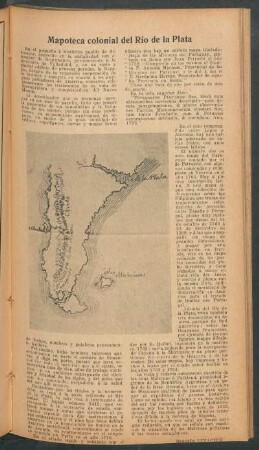 Mapoteca colonial del Río de la Plata