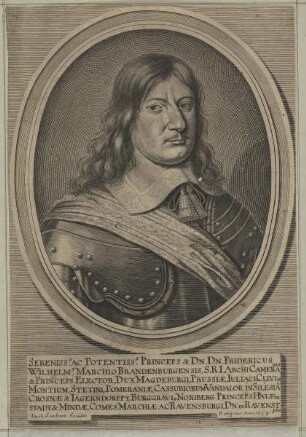 Bildnis des Kurfürsten Friedrich Wilhelm von Brandenburg
