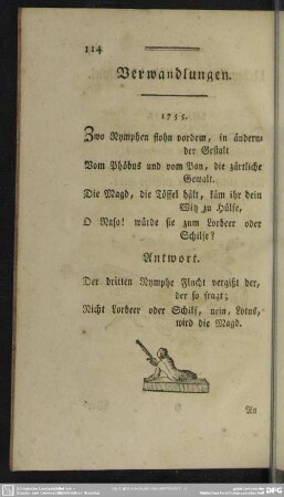 Verwandlungen. 1755