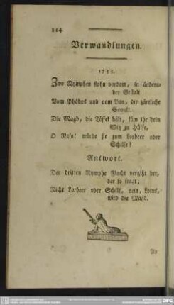 Verwandlungen. 1755